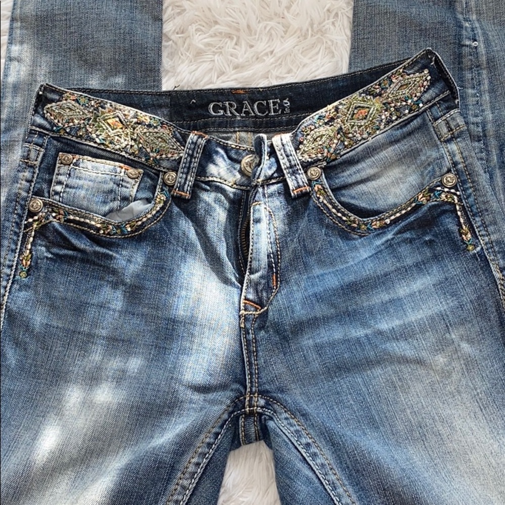Rhinestone jeans